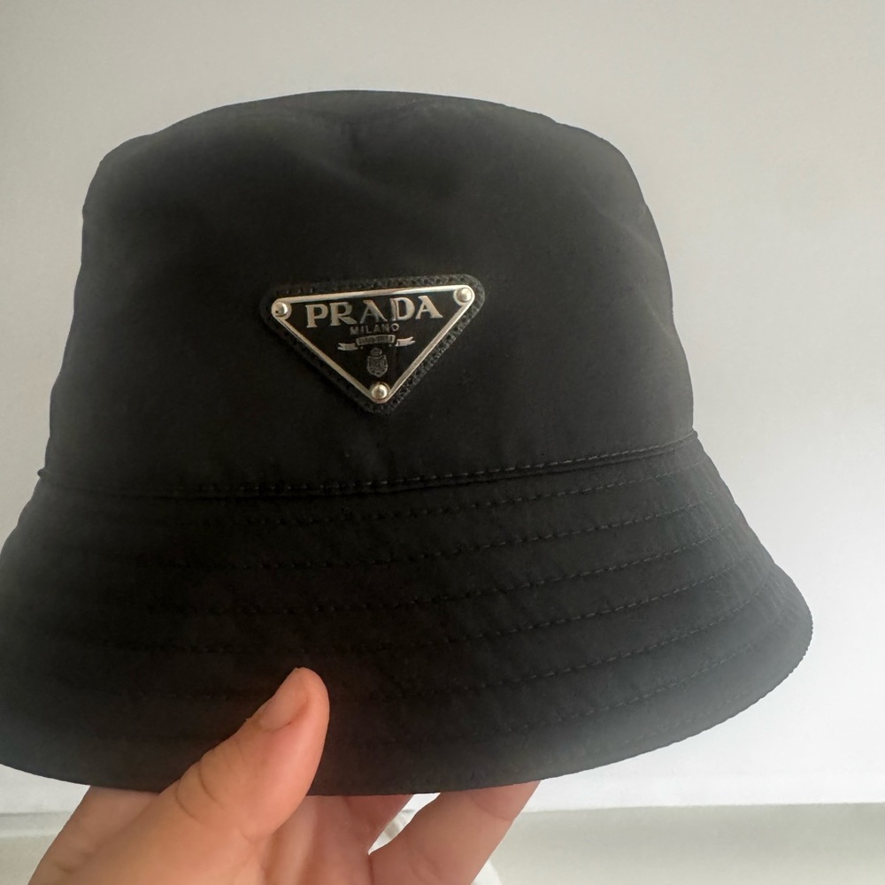 Prada Black Re-Nylon Bucket Hat
